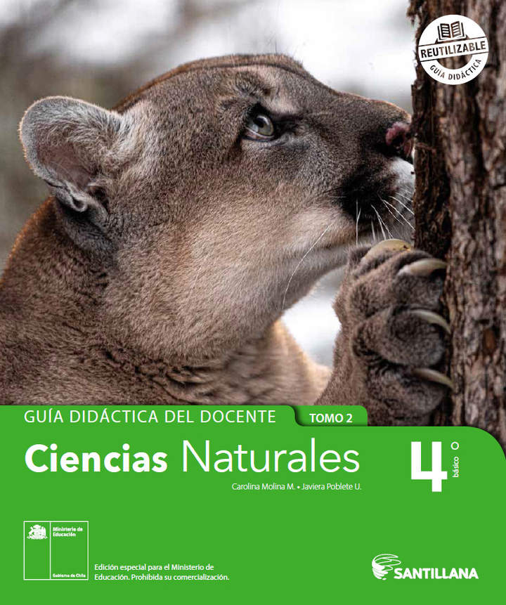 ✅ DESCARGAR PDF Ciencias Naturales 4° básico, Santillana, Guía didáctica del docente Tomo 2 2023