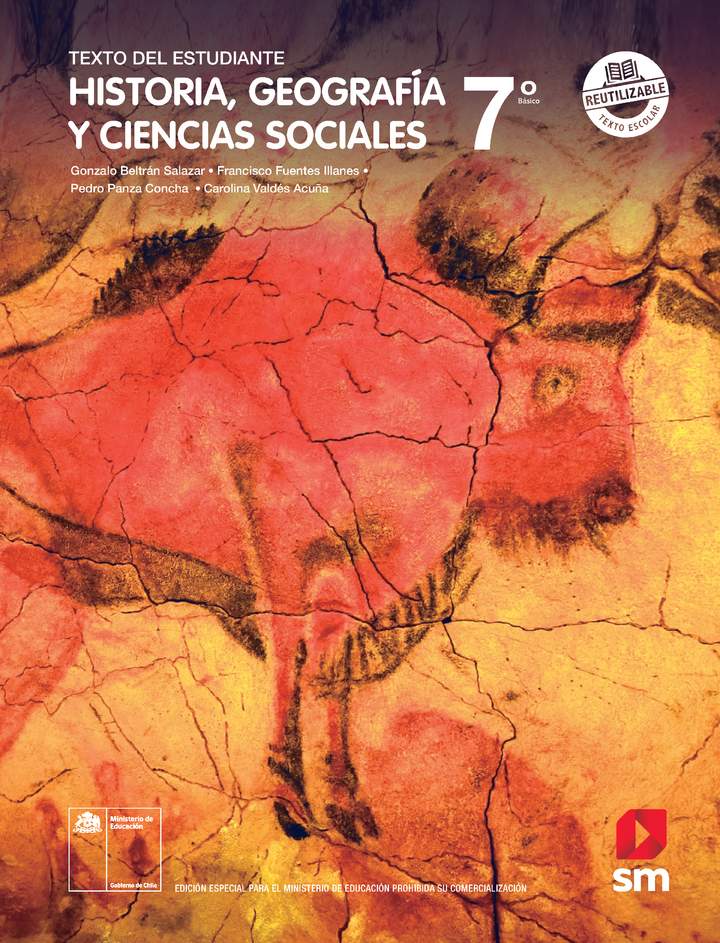 Historia, Geografía y Ciencias Sociales 7° Básico, SM, Texto del estudiante 2023