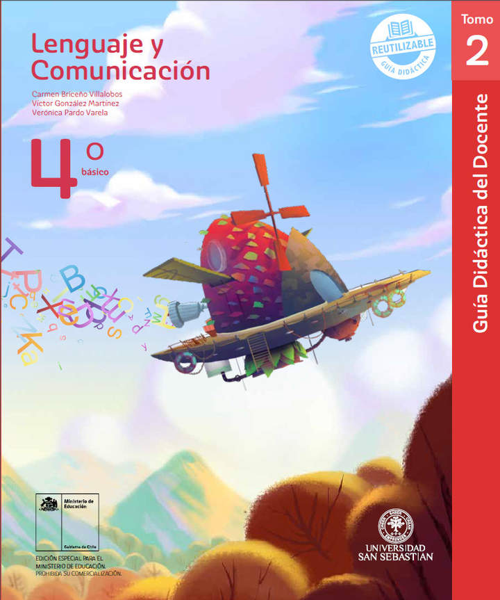 ✅ DESCARGAR PDF Lenguaje y Comunicación 4° básico, U. San Sebastián, Guía didáctica del docente Tomo 2 2023