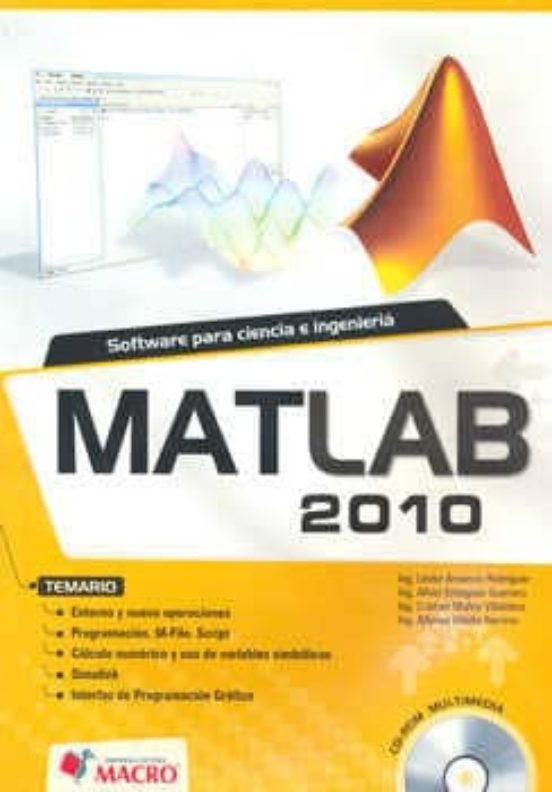 Matlab 2010 (Incluye Cd) de AMANCIO