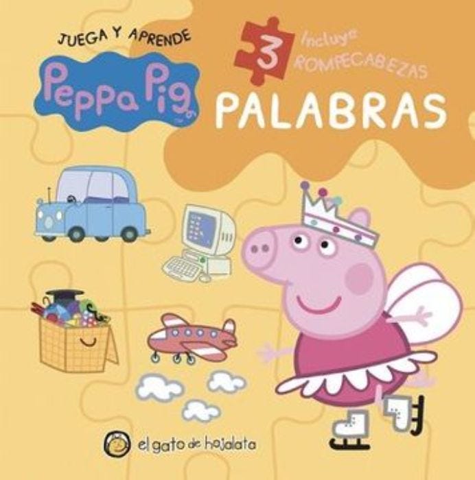Peppa Pig Palabras (3 Rompecabezas) de EL GATO DE HOJALATA