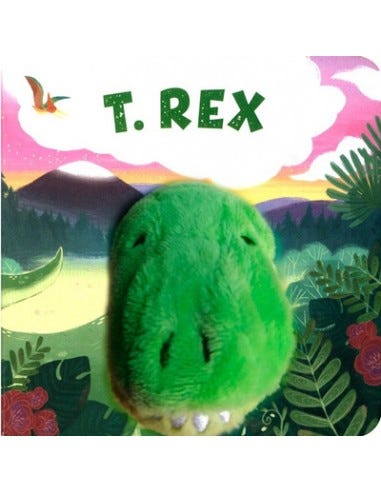 T. Rex. Libro Con Titere de CONTRAPUNTO